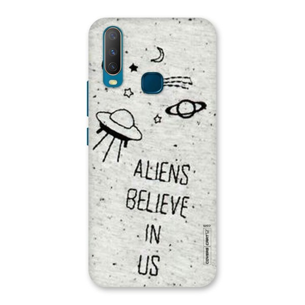 Aliens Believe In Us Back Case for Vivo U10