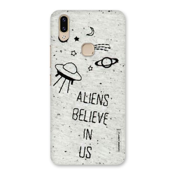 Aliens Believe In Us Back Case for Vivo V9