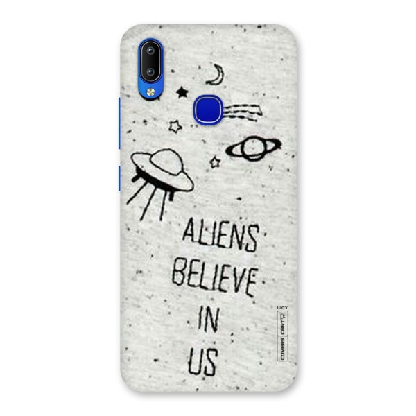 Aliens Believe In Us Back Case for Vivo Y91