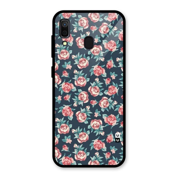 All Art Bloom Glass Back Case for Galaxy A30