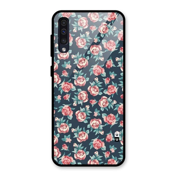 All Art Bloom Glass Back Case for Galaxy A50s