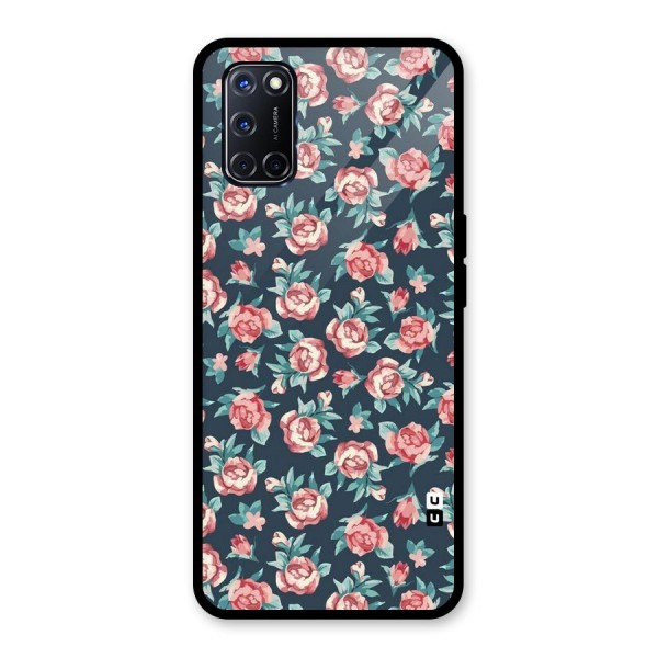 All Art Bloom Glass Back Case for Oppo A52