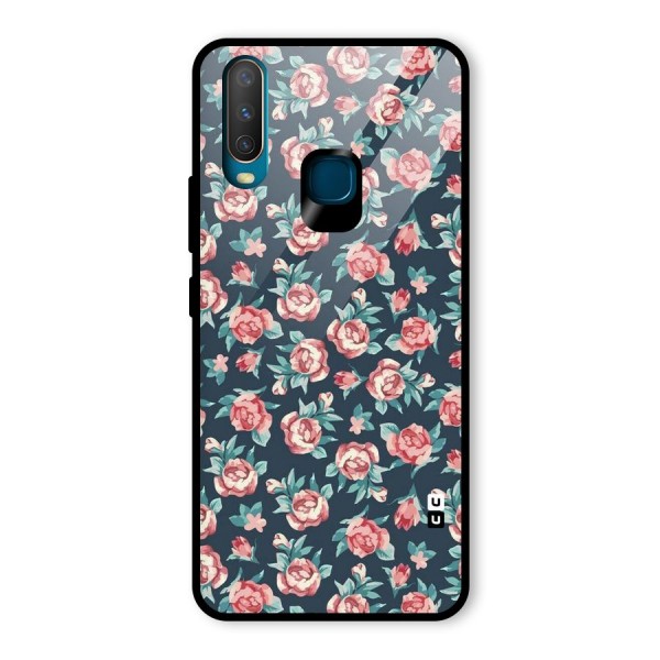 All Art Bloom Glass Back Case for Vivo Y12