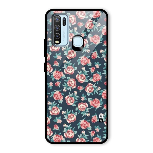 All Art Bloom Glass Back Case for Vivo Y50