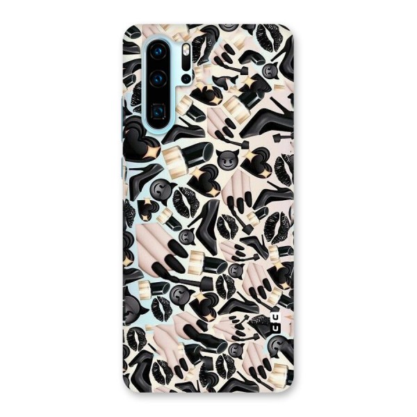 All Black Love Back Case for Huawei P30 Pro