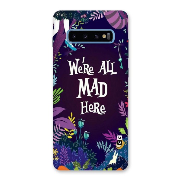 All Mad Back Case for Galaxy S10 Plus