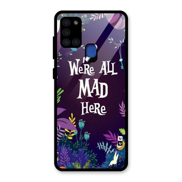 All Mad Glass Back Case for Galaxy A21s