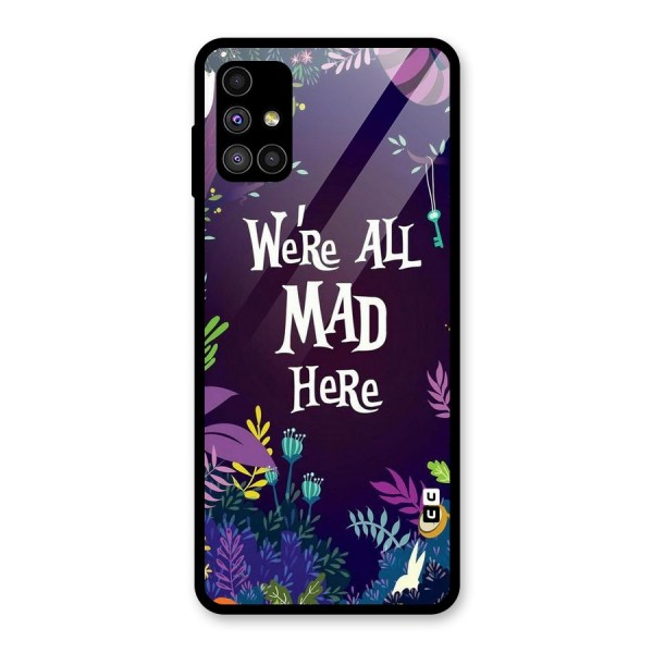 All Mad Glass Back Case for Galaxy M51