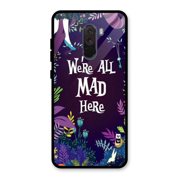 All Mad Glass Back Case for Poco F1