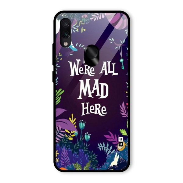 All Mad Glass Back Case for Redmi Note 7