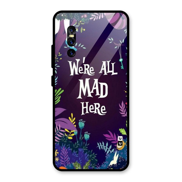 All Mad Glass Back Case for Vivo V15 Pro