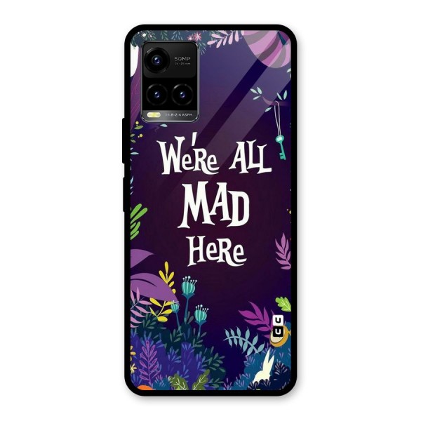 All Mad Glass Back Case for Vivo Y21 2021