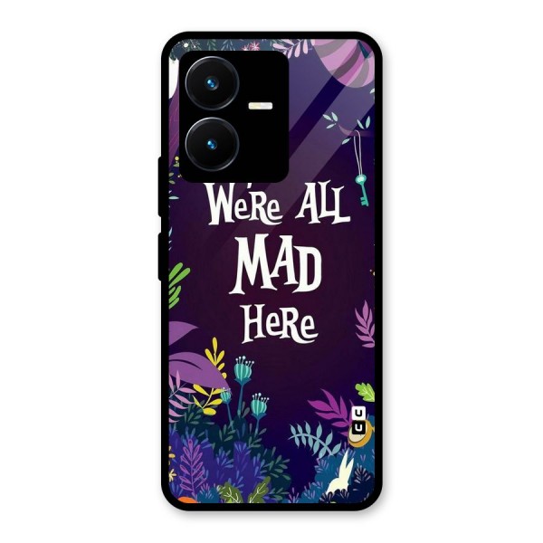 All Mad Glass Back Case for Vivo Y22