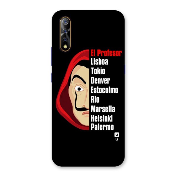 All Members Money Heist Back Case for Vivo Z1x