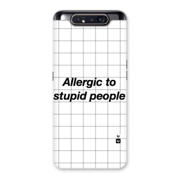 Allergic Back Case for Galaxy A80