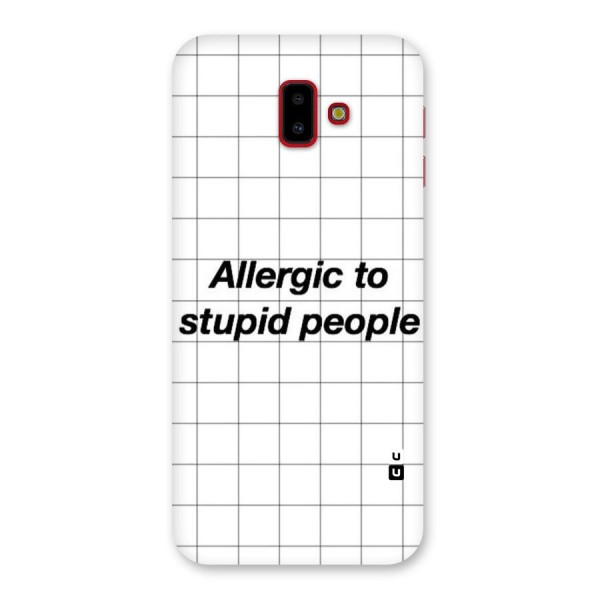 Allergic Back Case for Galaxy J6 Plus