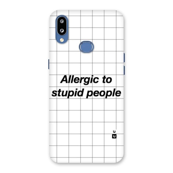 Allergic Back Case for Galaxy M01s