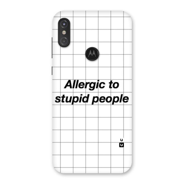 Allergic Back Case for Motorola One Power