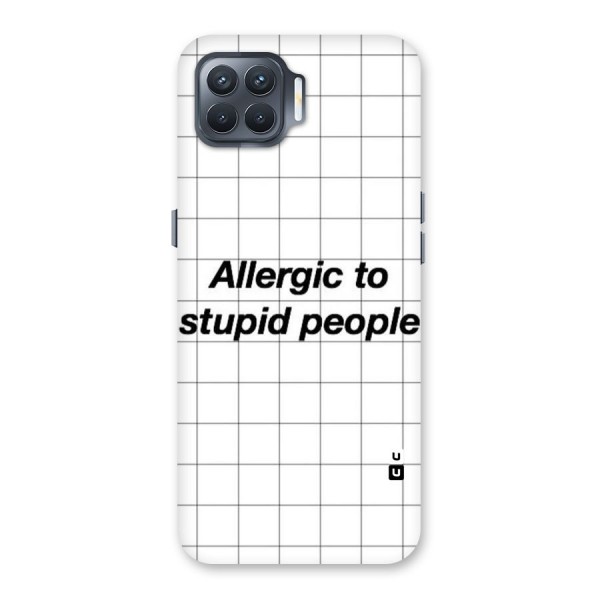 Allergic Back Case for Oppo F17 Pro