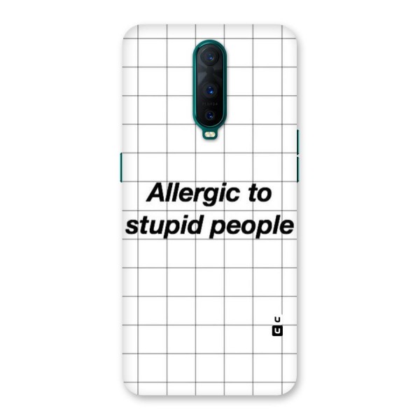 Allergic Back Case for Oppo R17 Pro