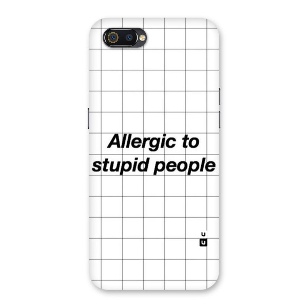 Allergic Back Case for Realme C2