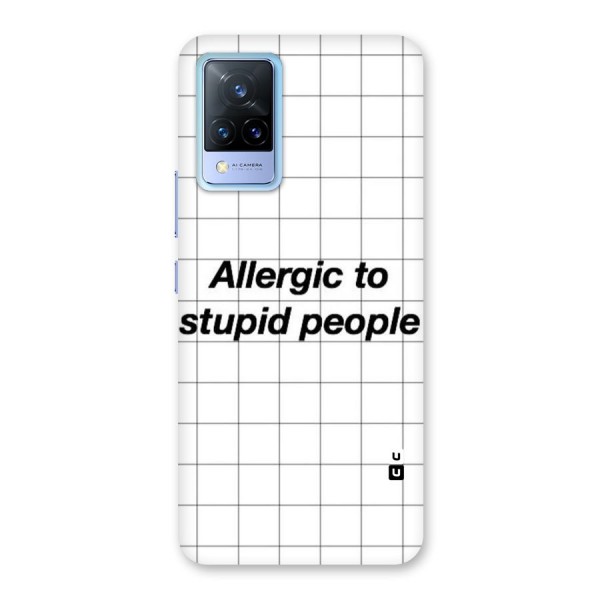 Allergic Back Case for Vivo V21 5G