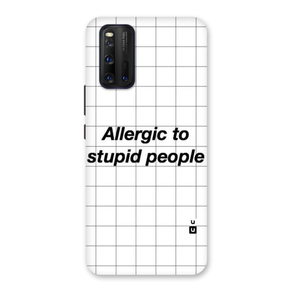 Allergic Back Case for Vivo iQOO 3