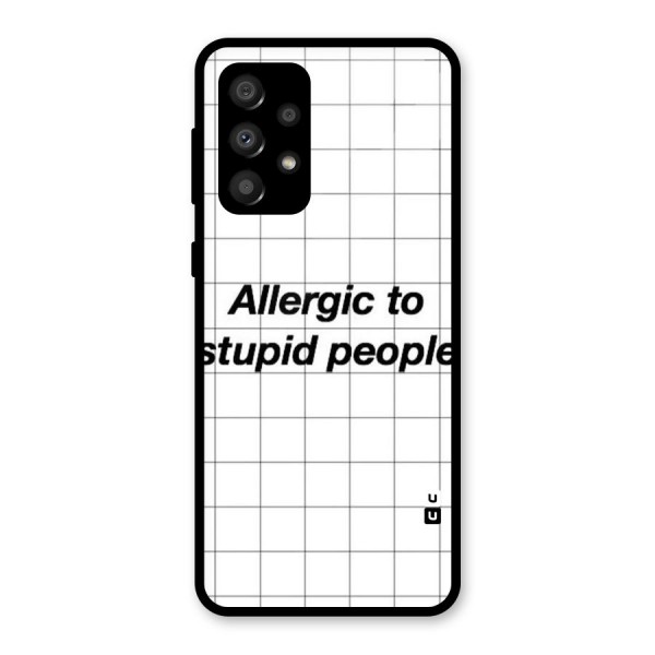 Allergic Glass Back Case for Galaxy A32