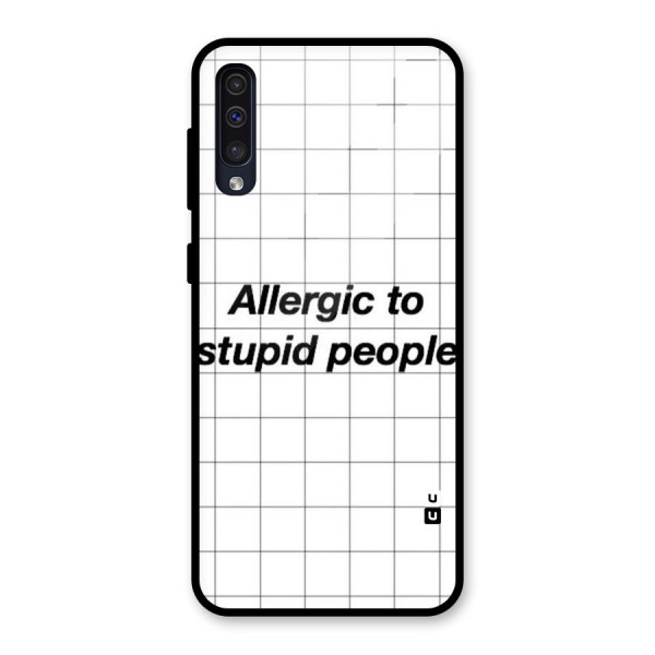 Allergic Glass Back Case for Galaxy A50s