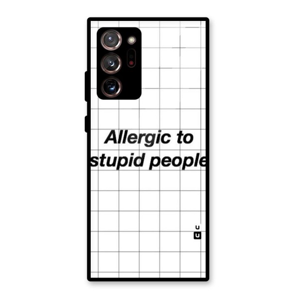 Allergic Glass Back Case for Galaxy Note 20 Ultra