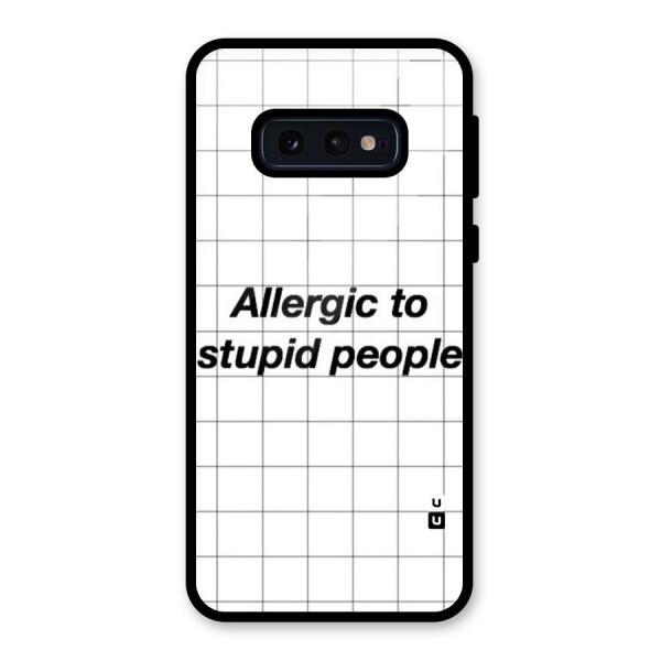 Allergic Glass Back Case for Galaxy S10e