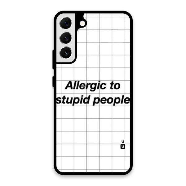 Allergic Glass Back Case for Galaxy S22 Plus 5G