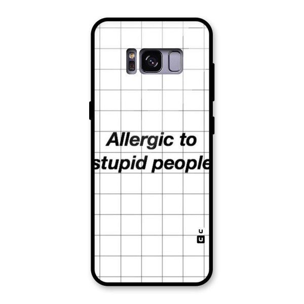 Allergic Glass Back Case for Galaxy S8