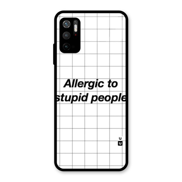 Allergic Glass Back Case for Poco M3 Pro 5G