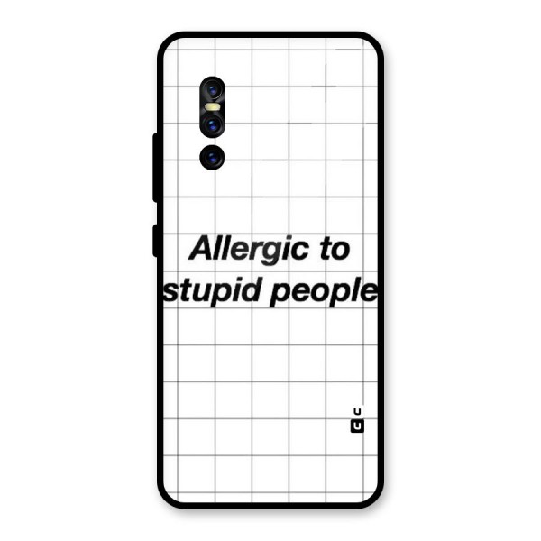 Allergic Glass Back Case for Vivo V15 Pro