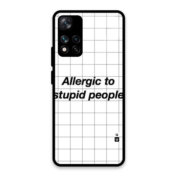 Allergic Glass Back Case for Xiaomi 11i HyperCharge 5G