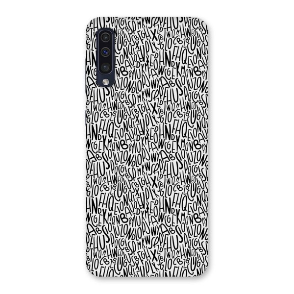 Alphabet Seamless Abstract Back Case for Galaxy A50