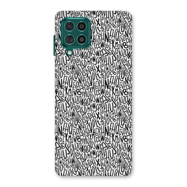 Alphabet Seamless Abstract Back Case for Galaxy F62