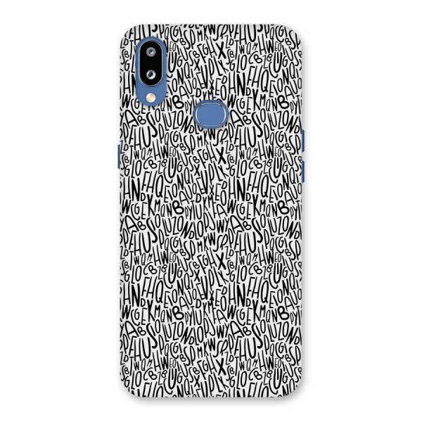 Alphabet Seamless Abstract Back Case for Galaxy M01s