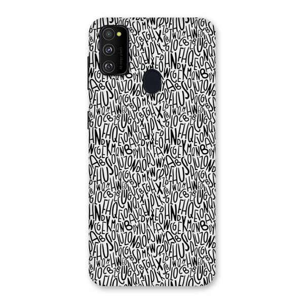 Alphabet Seamless Abstract Back Case for Galaxy M21