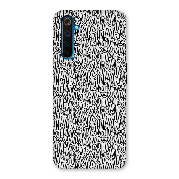 Alphabet Seamless Abstract Back Case for Realme 6 Pro