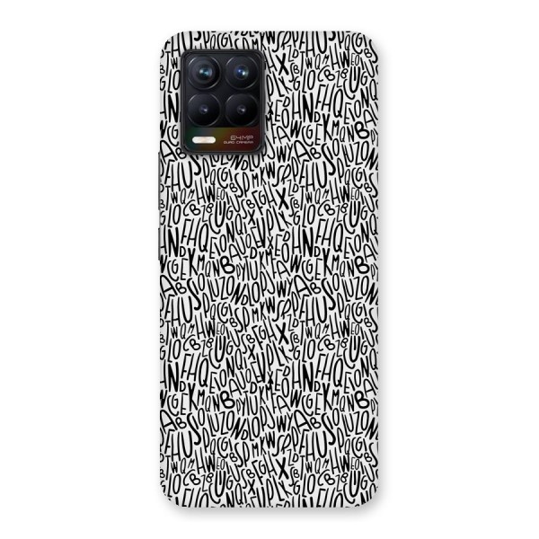 Alphabet Seamless Abstract Back Case for Realme 8