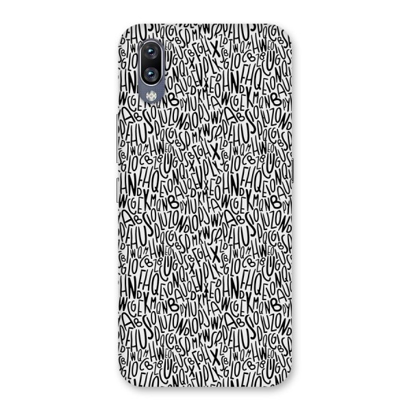 Alphabet Seamless Abstract Back Case for Vivo NEX