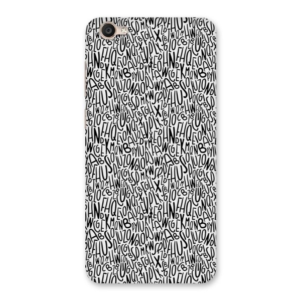 Alphabet Seamless Abstract Back Case for Vivo Y55s