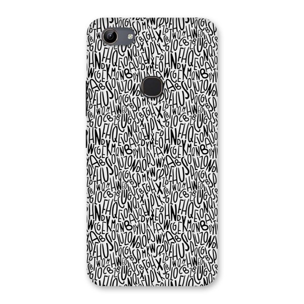 Alphabet Seamless Abstract Back Case for Vivo Y81