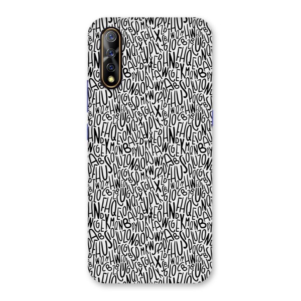 Alphabet Seamless Abstract Back Case for Vivo Z1x