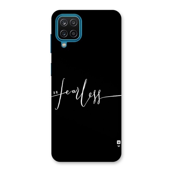 Always Be Fearless Back Case for Galaxy F12