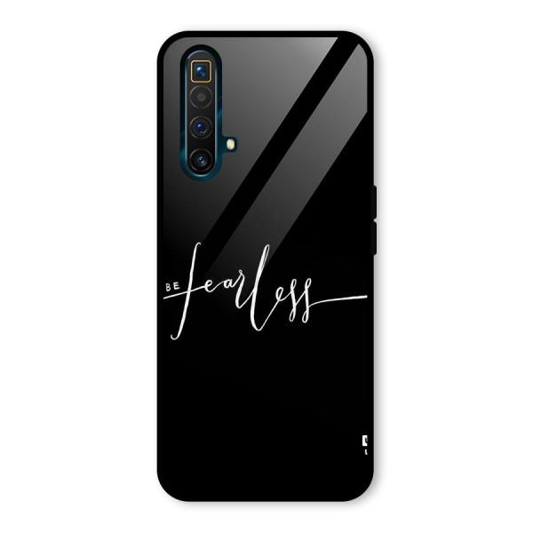 Always Be Fearless Glass Back Case for Realme X3