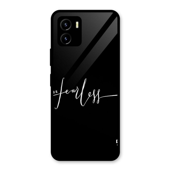 Always Be Fearless Glass Back Case for Vivo Y15s