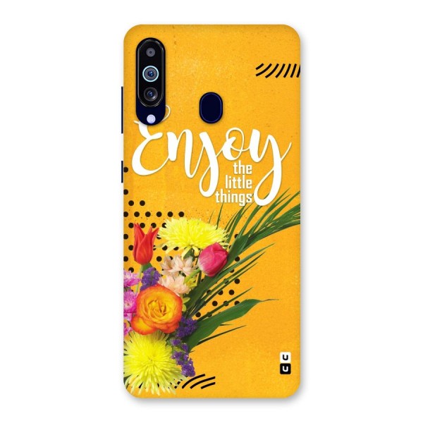 Always Enjoy Little Things Back Case for Galaxy A60